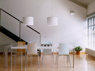Loft Bianco, Paola Maré Interior Designer Paola Maré Interior Designer Industrial style dining room