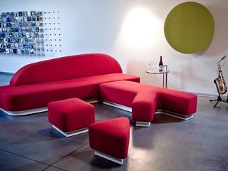 Divano con penisola, Woog Design Buddies Woog Design Buddies Minimalist living room