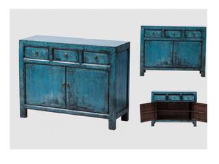 Muebles Chinos, RUSTIKA DECORACIÓN RUSTIKA DECORACIÓN 和風デザインの リビング