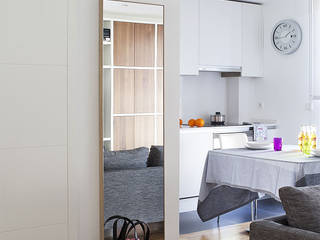 VIVIENDA ARGÜELLES, Interiorismo Paloma Angulo Interiorismo Paloma Angulo Couloir, entrée, escaliers minimalistes