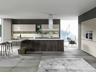 ONE_K linear, Siloma srl Siloma srl 現代廚房設計點子、靈感&圖片