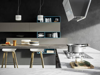 ONE_K handle, Siloma srl Siloma srl 現代廚房設計點子、靈感&圖片