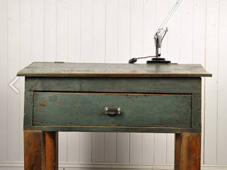 Repurposed Factory Desk, Original House Original House Rustic style study/office