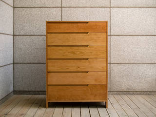 CHERRY DRAWER, Woodstudio MAUM Woodstudio MAUM Modern dressing room