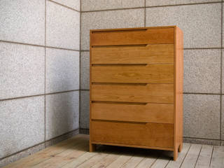 CHERRY DRAWER, Woodstudio MAUM Woodstudio MAUM Modern dressing room