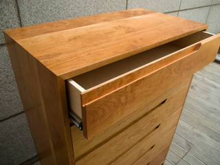 CHERRY DRAWER, Woodstudio MAUM Woodstudio MAUM Modern dressing room