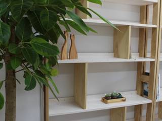 모던스타일 책장, woodpage3 woodpage3 Salas de estilo moderno