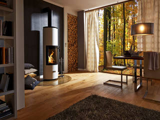 Stufe a legna CERA DESIGN, MaisonFire MaisonFire ห้องนั่งเล่น เตาผิงและของตกแต่ง