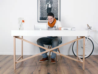 Schreibtisch EGON, Formfreund Holzmanufaktur Formfreund Holzmanufaktur Study/office