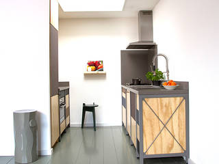 Constructieve keuken, Studio Mieke Meijer Studio Mieke Meijer Industriale Küchen