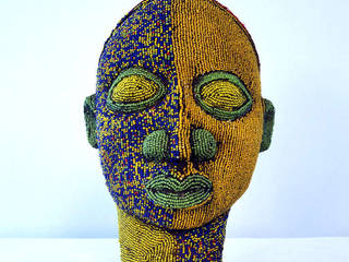 ​Nigerian Female Beaded Head, The Moderns The Moderns