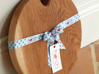 Harch Drum Board- Chopping and Serving Board, Harch Wood Couture Harch Wood Couture Eclectische keukens