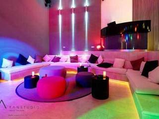 CLUB PRIVADO BB , FANSTUDIO__Architecture & Design FANSTUDIO__Architecture & Design Salas de estar modernas