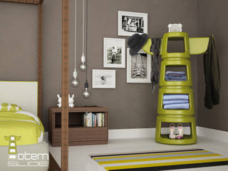 Totem, Alpestudio Alpestudio Eclectic style bedroom