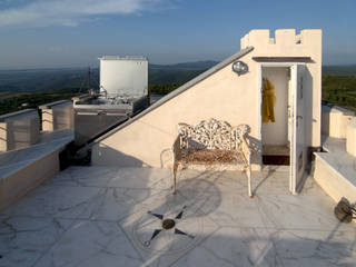 Torre Castellaccio, Archipiu+ Archipiu+ Mediterraner Balkon, Veranda & Terrasse