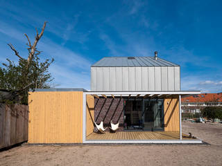 universal house, groenesteijn architecten groenesteijn architecten Balcon, Veranda & Terrasse modernes