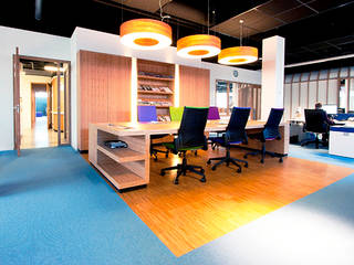 Kantoor interieur Het Nieuwe Werken, No Label No Label Commercial spaces