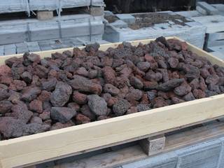 IL MIRACOLO DELLA LAVA CERAMIZZATA, Fratelli Lizzio SRL Fratelli Lizzio SRL Rustic style garden Fire pits & barbecues
