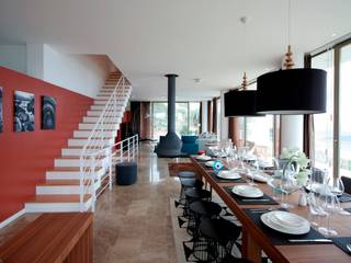 House C3 - C3 Evi, HANDE KOKSAL INTERIORS HANDE KOKSAL INTERIORS Modern dining room