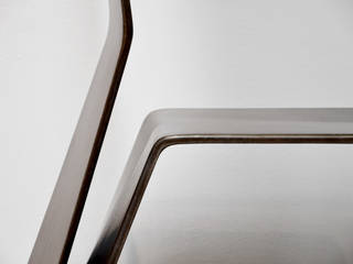 Katra - Chaise fibre de lin, Studio Katra Studio Katra Phòng khách phong cách chiết trung