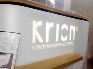 Comptoir d'accueil Porcelanosa, Studio Katra Studio Katra Oficinas y tiendas