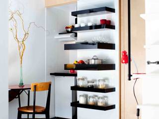 Mini appart pour maxi place , ESTELLE GRIFFE ESTELLE GRIFFE Modern kitchen