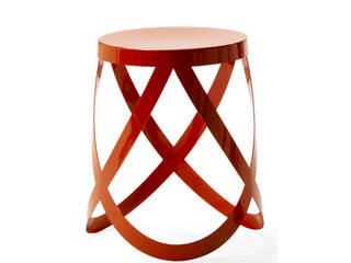 TABOURET BAS RIBBON - CAPPELLINI, SILVERA SILVERA Eclectic style dining room