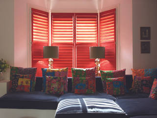 Faux Leather and Suede Shutters , The New England Shutter Company The New England Shutter Company Proyectos comerciales