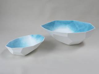 Ice, Winter Ceramics Winter Ceramics 모던스타일 다이닝 룸