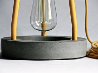 Concrete Barrel Lamp, Ministry of Mass Ministry of Mass غرفة المعيشة