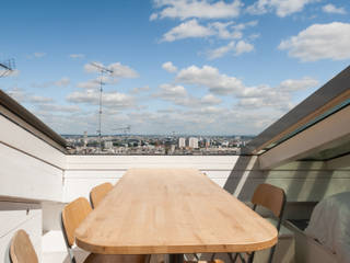 Appartement cabriolet, Emmanuel CROS architecture Emmanuel CROS architecture Terrace