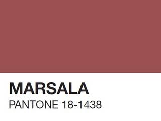 Pantone colour 2015 - Marsala , Fate London Fate London Будинки