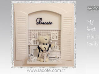 Lacote bebek odası dekorasyonu minyatür pano kapı süsü aksesuarları , Lacote Design Lacote Design Modern Çocuk Odası
