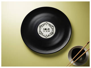 Longplate - Porcelane plate 28 cm, Mamado srl Mamado srl Cocinas de estilo ecléctico