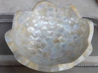Mother Of Pearl Wash Basin, Stonesmiths - Redefining Stoneage Stonesmiths - Redefining Stoneage Baños modernos