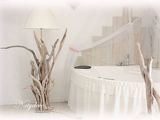 Décoration en Bois Flotté avec les Fleurs, Natydeco Natydeco Дома в эклектичном стиле