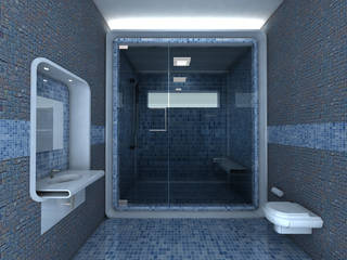 Bathroom Interiors, Preetham Interior Designer Preetham Interior Designer Casas de banho minimalistas