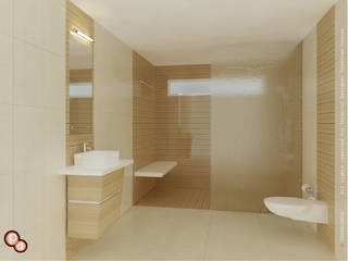 Bathroom Interiors, Preetham Interior Designer Preetham Interior Designer Casas de banho minimalistas