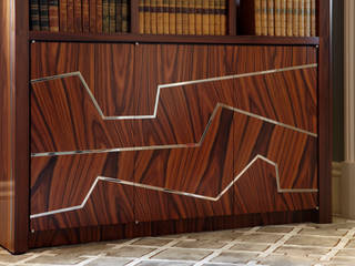 Santos Rosewood Bookshelf, Gosling Ltd Gosling Ltd Ruang keluarga: Ide desain interior, inspirasi & gambar