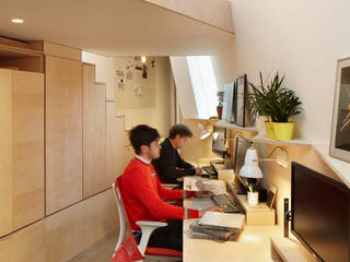 The Green Studio Fraher and Findlay Phòng học/văn phòng phong cách hiện đại