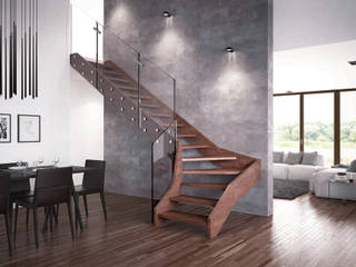 Scale interne in legno firmate Rintal, Rintal Rintal Stairs