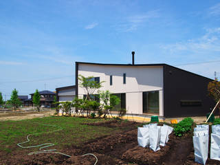 多角形の家 POLYGONAL HOUSE TOYAMA，JAPAN, 水野建築研究所 水野建築研究所 Casas de estilo ecléctico