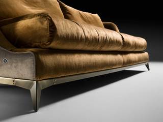 Canapé BRANDO, CMC-CONCEPT CMC-CONCEPT Eclectic style living room Side tables & trays