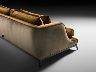 Canapé BRANDO, CMC-CONCEPT CMC-CONCEPT Eclectic style living room