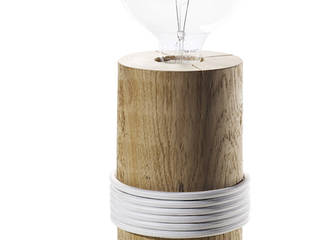 log lamp, maurice&mariette maurice&mariette Maisons scandinaves