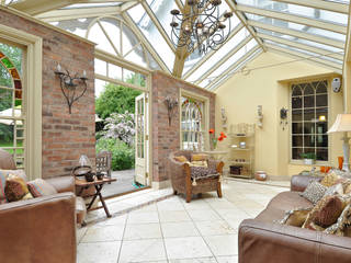 A Garden Room Project, Deborah Warne Interiors Ltd Deborah Warne Interiors Ltd Nhà kính phong cách chiết trung