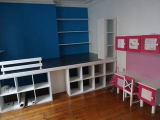 Chambre d'enfants, estrade, Agence Duo Deco Paris Agence Duo Deco Paris Dormitorios infantiles