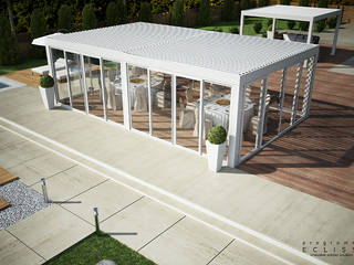 BIOSHADE AUTOPORTANTE, Tenda Service S.r.l. Tenda Service S.r.l. Jardínes: Ideas, imágenes y decoración