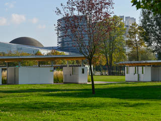 Restructuration de la piscine de plein air du Wacken, meyzaud & architectes meyzaud & architectes Piscinas de estilo moderno