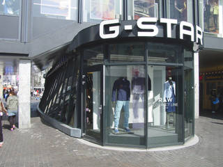 winkel G-Star op de Lijnbaan, Linea architecten Linea architecten Espaços